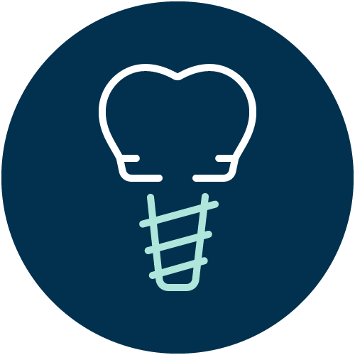 Icon: Zahnimplantat (intraorale Implantologie)