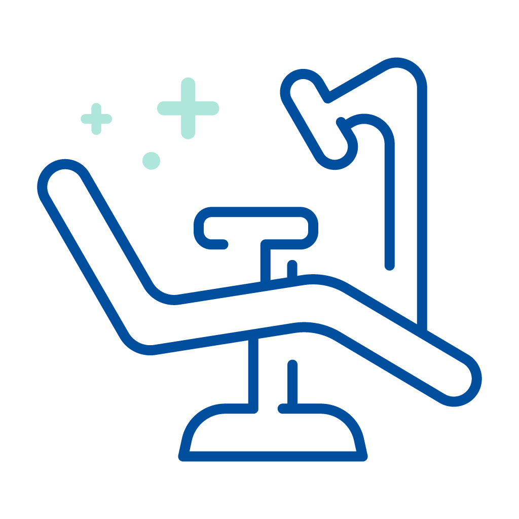 Icon Zahnärztlicher Behandlungsstuhl